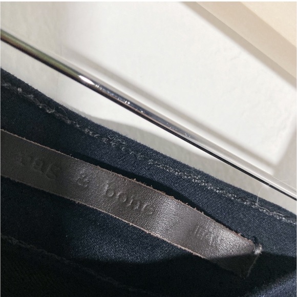 Rag and Bone Bengal Midnight Dark Wash Embroidered Skinny Jeans - Picture 6 of 7